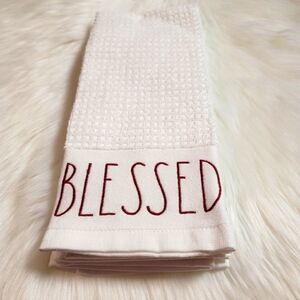 Rae Dunn  BLESSED Kitchen towels set of 2.  16in. X  26in.